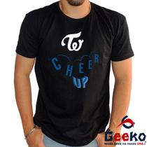 Camiseta Twice 100% Algodão Cheer Up Geeko K-pop