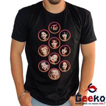 Camiseta Twice 100% Algodão K-pop Once Geeko