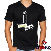 Camiseta Twice 100% Algodão Knock Knock Once K-pop Geeko