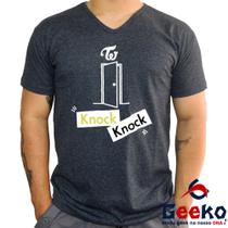 Camiseta Twice 100% Algodão Knock Knock Once K-pop Geeko