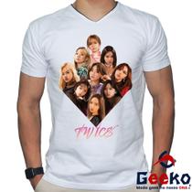 Camiseta Twice 100% Algodão Ready To Be K-pop Once Geeko