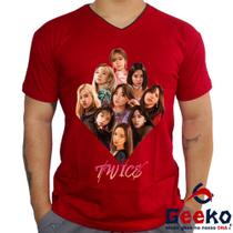 Camiseta Twice 100% Algodão Ready To Be K-pop Once Geeko