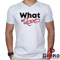 Camiseta Twice 100% Algodão What Is Love Once K-pop Geeko