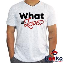 Camiseta Twice 100% Algodão What Is Love Once K-pop Geeko