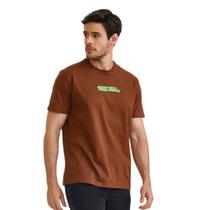 Camiseta Txc Marrom Logo Verde Camiseta Txc Marrom Logo Verde