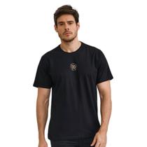 Camiseta Txc Preto Logo Mostarda Camiseta Txc Preto Logo Mostarda