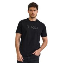Camiseta Txc Preto Logo Preto