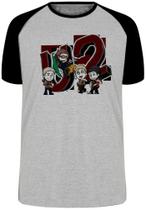 Camiseta U2 Desenho Blusa Plus Size extra grande adulto ou infantil