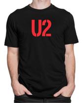 Camiseta U2 Rock Música Red Camisa 100% Algodão - Nessa Stop
