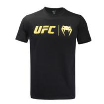 Camiseta ufc venum classic - black/gold