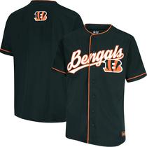 Camiseta Ultra Game NFL Bengals Cor do Time Pequeno Malha