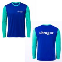 Camiseta Ultragaz Manga Longa Malha Fria Antipilling