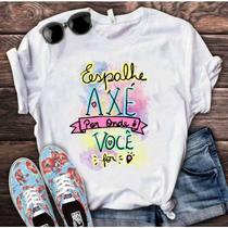 Camiseta Umbanda/Candomblé - Espalhe Axé Camiseta Umbanda/Candomblé - Espalhe Axé