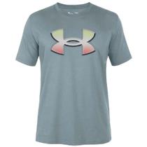 Camiseta Under Armour Big Logo 2.0 SS LAM -Cinza