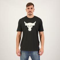 Camiseta Under Armour Project Rock II Brahma Bull Preta