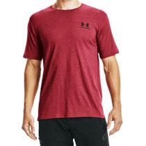 Camiseta Under Armour Sportstyle Left Chest SS Masculina - Rose