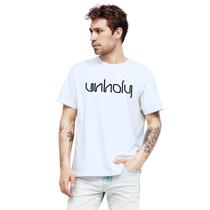 Camiseta Unholy Profano Profana Camisa Personalizada Blusa Adulto Algodão com Poliéster