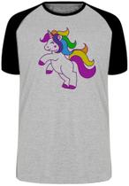 Camiseta Unicórnio Blusa Plus Size extra grande adulto ou infantil