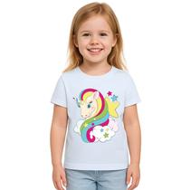 Camiseta Unicórnio Licorne Fantasia Estampa Personalizada Camiseta Unicórnio Licorne Fantasia Estampa Personalizada