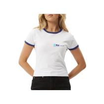 Camiseta Uniforme Colégio Municipal Rio De Janeiro Baby Look Camiseta Uniforme Colégio Municipal Rio De Janeiro Baby Look