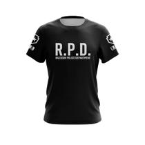 Camiseta Uniforme Dry Resident R.P.D Raccoon Police - Loja Nerd