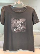 camiseta unisex coloração preta tamanho GG