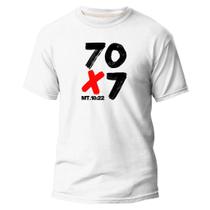 Camiseta Unisex Street Wear MT. 18:22 Perdão Bíblico Camisa Hip Hop
