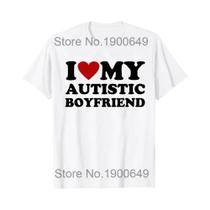 Camiseta Unissex 100% Algodão I Heart Love Presente Engraçado De Aniversário Para Namorado(a)