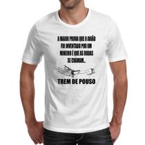 Camiseta Unissex 14 Bis Trem de pouso Camiseta Unissex 14 Bis Trem de pouso