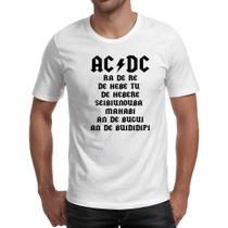 Camiseta Unissex AC DC Ragatanga Camiseta Unissex AC DC Ragatanga
