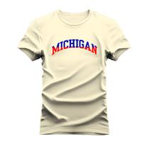 Camiseta Unissex Algodão Estampada Confortável Michigan - Vida Country
