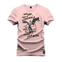 Camiseta Unissex Algodão Estampada Premium Confortável Never Have Beean