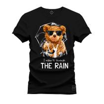 Camiseta Unissex Algodão Estampada Premium Confortável The Rain