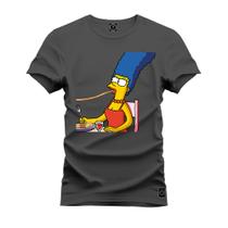 Camiseta Unissex Algodão Premium Estampada Marge