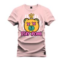 Camiseta Unissex Algodão Premium Estampada Stay Cool