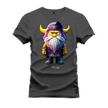 Camiseta Unissex Algodão Premium Estampada Viking - Nexstar
