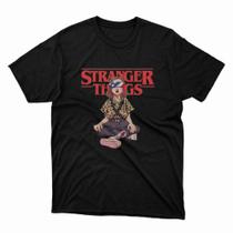 Camiseta Unissex Algodão Stranger Things Onze Eleven Linha Premium