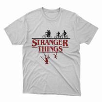 Camiseta Unissex Algodão Stranger Things Série Netflix Linha Premium