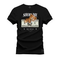 Camiseta Unissex Algodão Streetwear Milionaire Astrid Estampada