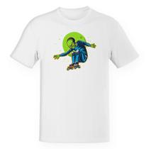 Camiseta Unissex Alien skatista