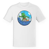 Camiseta Unissex Alien Surfista Camiseta Unissex Alien Surfista