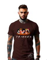 Camiseta Unissex Anime Goku Friends Masculino Feminino Malha Premium