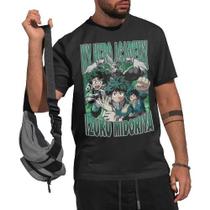 Camiseta Unissex Anime My Hero Academia Izuku Midoriya