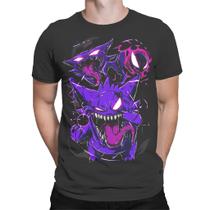 Camiseta Unissex Anime Pokemon Gengar Camiseta Unissex Anime Pokemon Gengar