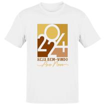 Camiseta Unissex Ano Novo seja bem vindo