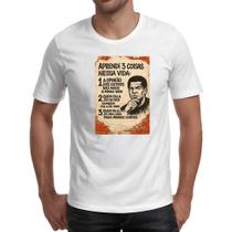 Camiseta Unissex Aprendi 3 coisas na vida Camiseta Unissex Aprendi 3 coisas na vida