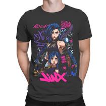 Camiseta Unissex Arcane League Of Legends Jinx