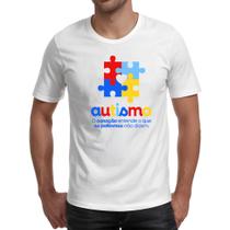 Camiseta Unissex Autismo coracao entende