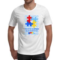 Camiseta Unissex Autismo peca que faltava