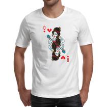 Camiseta Unissex Baralho Rainha Amy Winehouse
